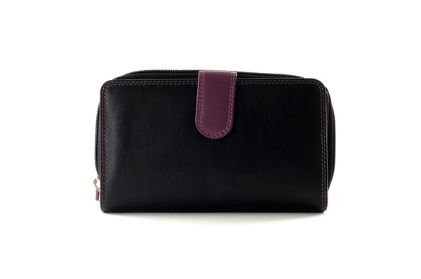 WEILIAN Ladies Purses RFID Protection PU Leather Wallet for Women Large  Capacity Multi Card Slot Zipper Change Long Women's Wallets Black :  Amazon.co.uk: Fashion